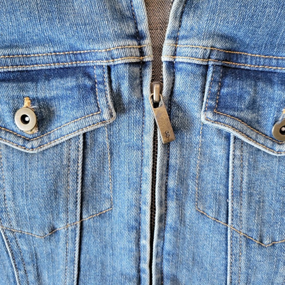 Women’s Jean Jacket. S, Gear for Sports. Day of the Dead vintage, unique.  EUC - Picture 4 of 8